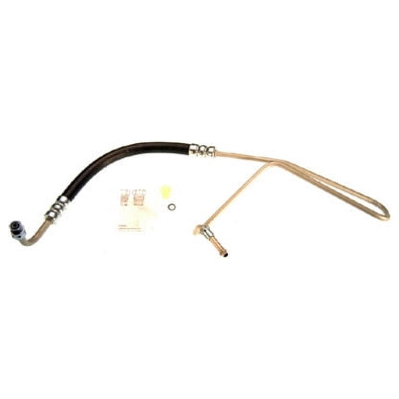 Pump To Gear Power Steering Pressure Line Hose Assembly - Compatible with 1997 Ford F-250 HD 7.3L V8 Diesel