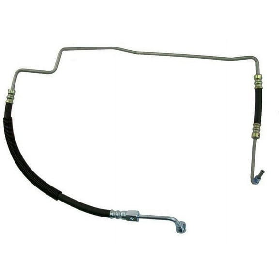 Pump To Gear Power Steering Pressure Line Hose Assembly - Compatible with 2000 - 2004 Nissan Frontier 3.3L V6 GAS 2001 2002 2003
