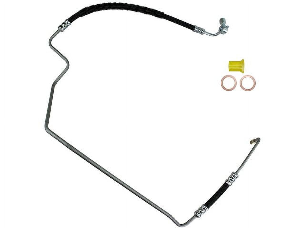 Pump To Gear Power Steering Pressure Line Hose Assembly - Compatible with 2000 Nissan Xterra 3.3L V6 GAS