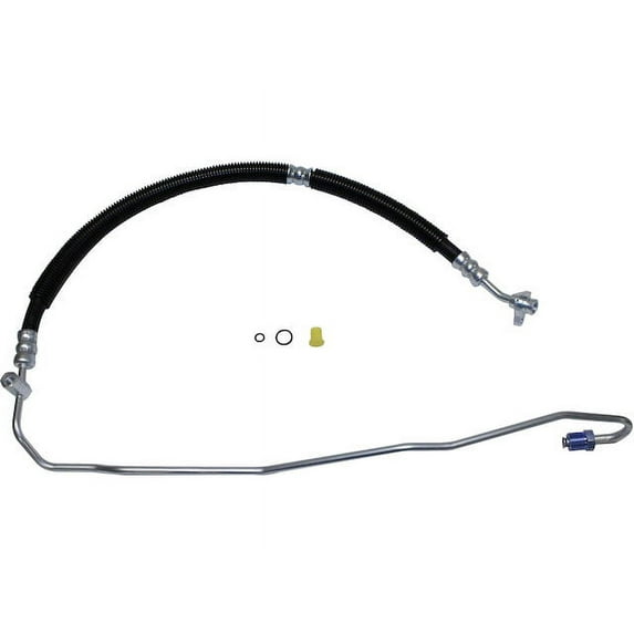 Pump To Gear Power Steering Pressure Line Hose Assembly - Compatible with 2007 - 2011 Honda CR-V 2.4L 4-Cylinder GAS 2008 2009 2010