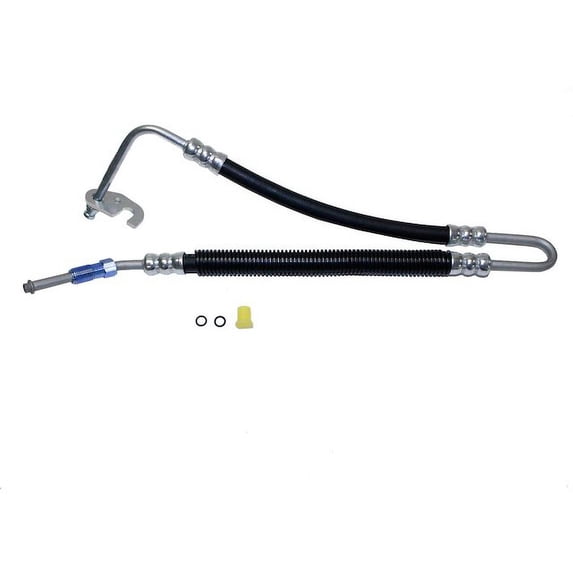 Pump To Gear Power Steering Pressure Line Hose Assembly - Compatible with 2009 - 2012 GMC Canyon 5.3L V8 GAS 2010 2011