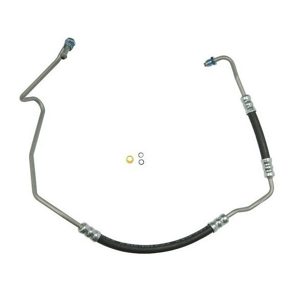 Pump To Gear Power Steering Pressure Line Hose Assembly - Compatible with 2012 - 2017 Jeep Wrangler 3.6L V6 GAS 2013 2014 2015 2016