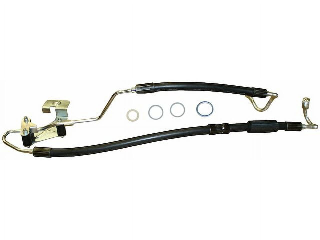 Pump To Rack Power Steering Pressure Line Hose Assembly - Compatible with 2006 BMW 330xi 3.0L 6-Cylinder