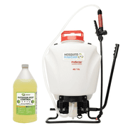 Pump Up Backpack Sprayer + 1 Gallon Mosquito Killer & Repellent Concentrate