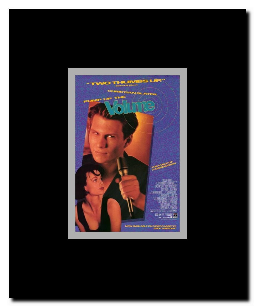 Pump Up the Volume Framed Movie Poster