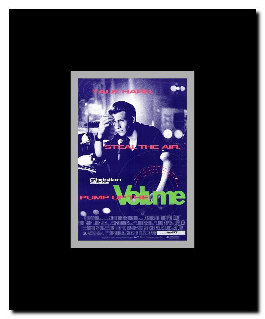 Pump Up the Volume Framed Movie Poster