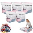 thumbnail image 1 of No-Pump Large Vacuum Storage Compression Bags, New Space Saving Storage Bag For Comforters Off-season Gear, Heavy-Duty Reusable Jumbo Cube Vacuum Seal Bags(5Pcs,M), 1 of 7