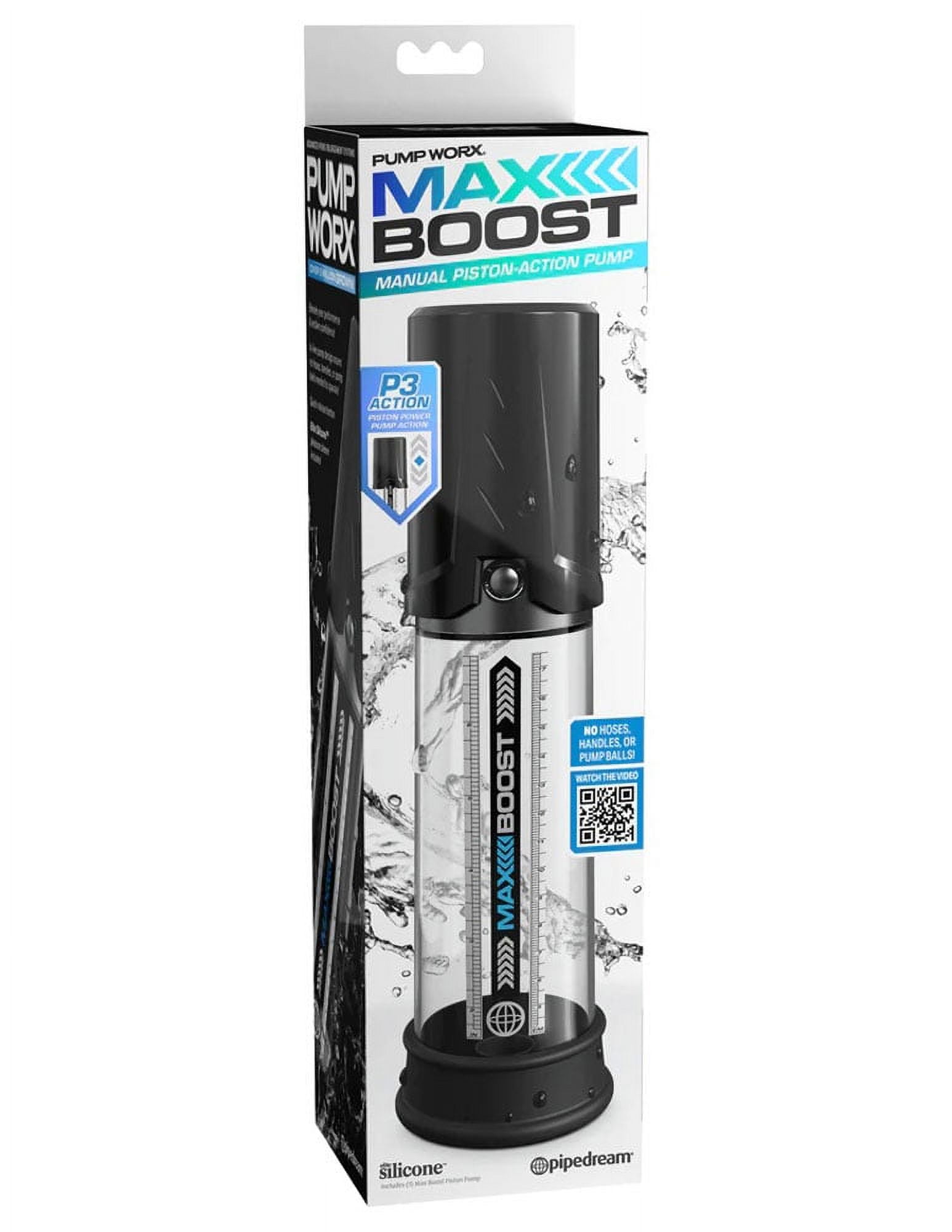 Pump Worx Max Boost Black/ Clear