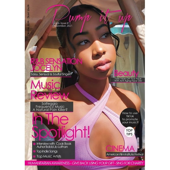 Pump it up Magazine - Rising R&B Icon Jocelyn Aker, (Paperback)
