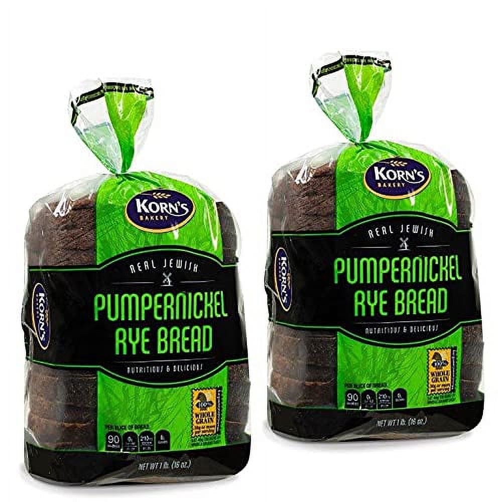 Pumpernickel Bread 2 Pack16 Oz Per Loaf Delicious Sandwich Bread