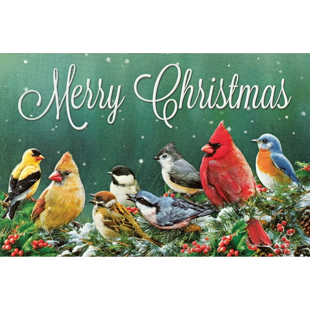 Pumpernickel Press Embossed Christmas Greeting Cards Boxed Set Merry