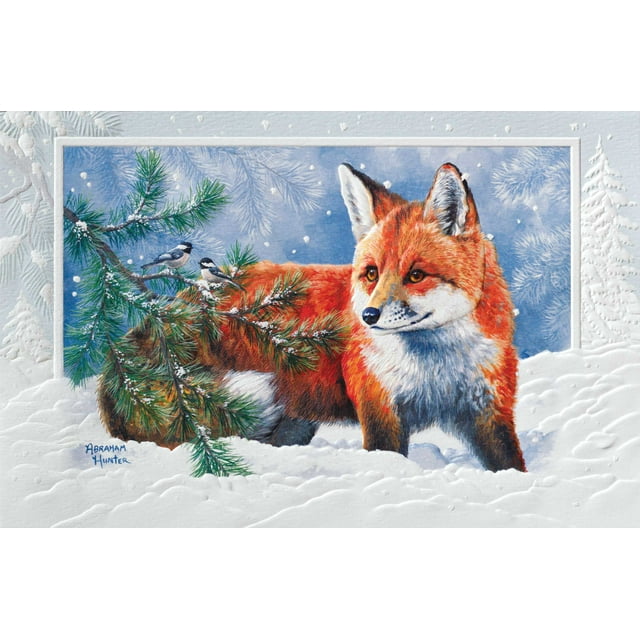 Pumpernickel Press Embossed Christmas Greeting Cards Boxed Set Snow
