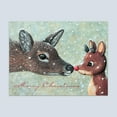 Pumpernickel Press Embossed Petite Christmas Cards Boxed Set Nosey