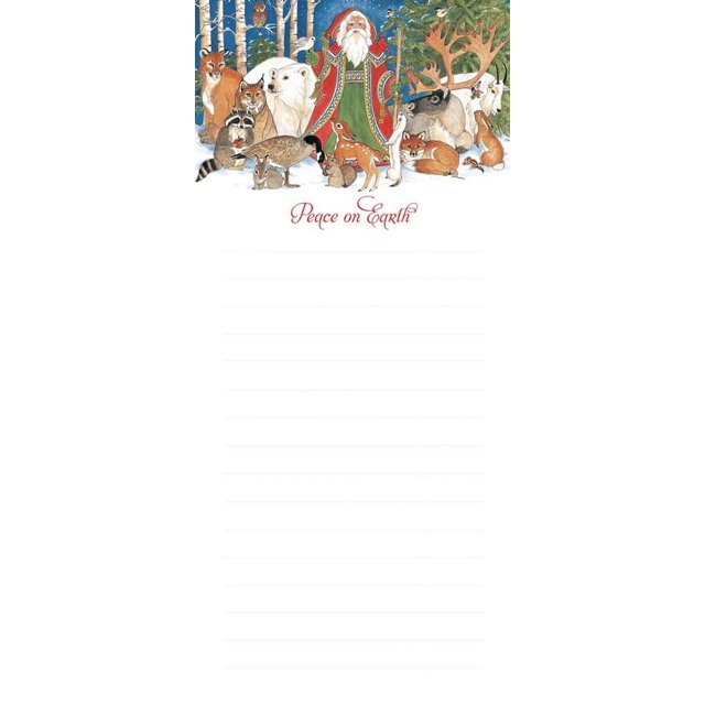 Pumpernickel Press Christmas List Pad Father Nature