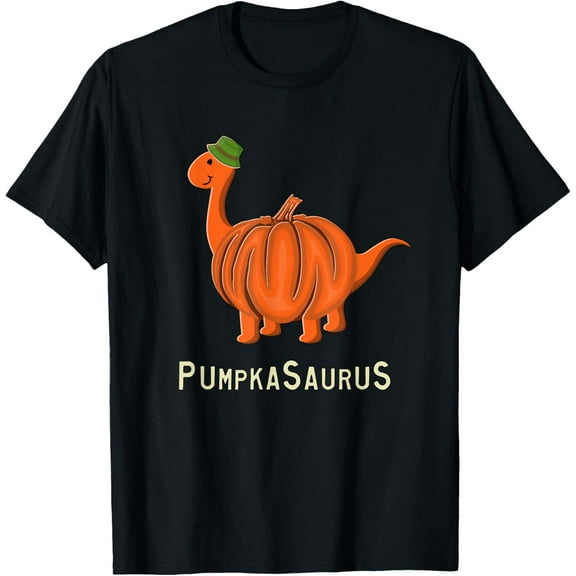Pumpkasaurus Pumpkin Dinosaur T Shirt Halloween Thanksgiving