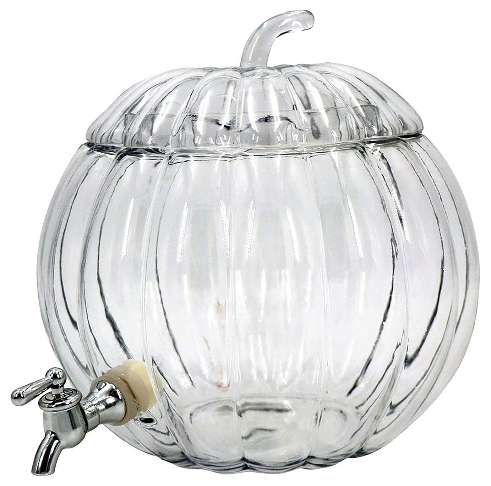 Pumpkin 2 Gallon Drink Dispenser Glass Standard