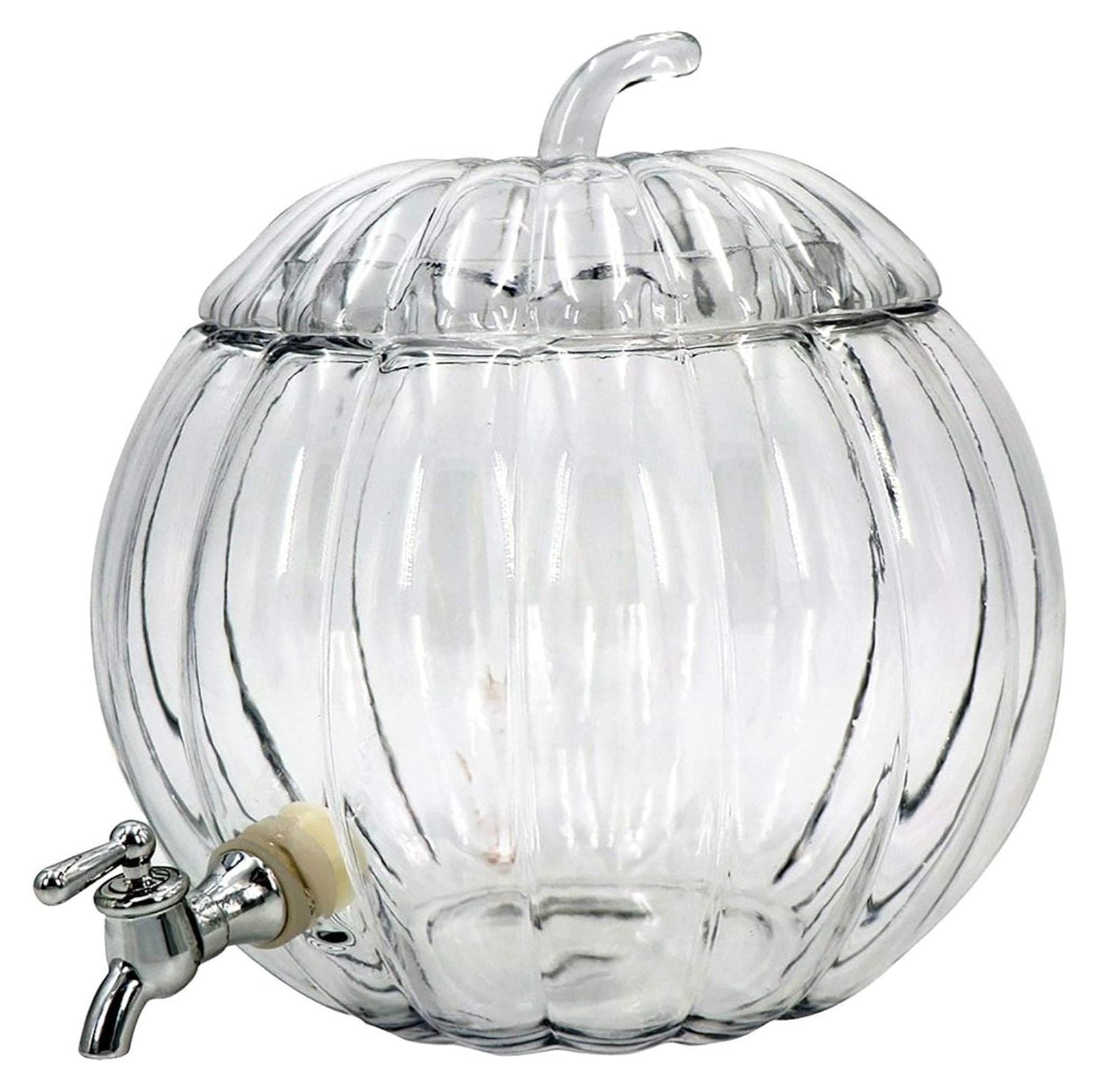 Pumpkin 2 Gallon Drink Dispenser Glass Standard