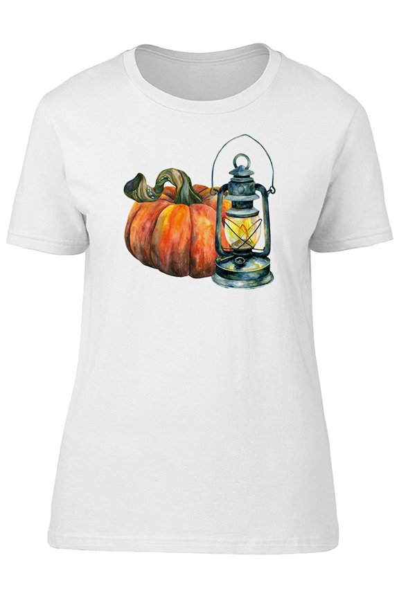 Pumpkin And Lantern Tee Men's -Image by Shutterstock