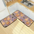 thumbnail image 1 of Pumpkin Baby Witch Kitchen Rugs 2 Pieces, Halloween Floor Mat Room Area Rug Washable Carpet Perfect for Living Room Bedroom Entryway Carpet Runner, 1 of 7