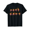 thumbnail image 1 of Pumpkin Ballerinas Ballet Dance Cute Halloween Costume Girl T-Shirt, 1 of 5