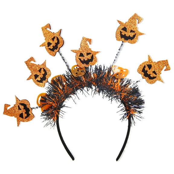 Pumpkin Bat Spiders Headbands Dress up Performances Headdress Devil Headwear for Women Men Adults and Kids