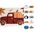 thumbnail image 1 of Pumpkin Bathroom Rug Non Fall Decor Mat 60x40cm Soft Absorbent Carpet for Kitchen Bedroom and Autumn Holiday Themed Spaces, 1 of 3