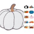 thumbnail image 1 of Pumpkin Bathroom Rug Non Fall Decor Mat 60x40cm Soft Absorbent Carpet for Kitchen Bedroom and Autumn Holiday Themed Spaces, 1 of 3