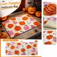 thumbnail image 1 of Pumpkin Bathroom Rug, Pink Halloween Bathroom Decor Mat, 32X20 Inch Plush Shaggy Fall Rug, Cute Pink Pumpkin Print Bath Floor Mat, Cozy Tufted Non-Slip Rug Mat, Ideal for, 1 of 6