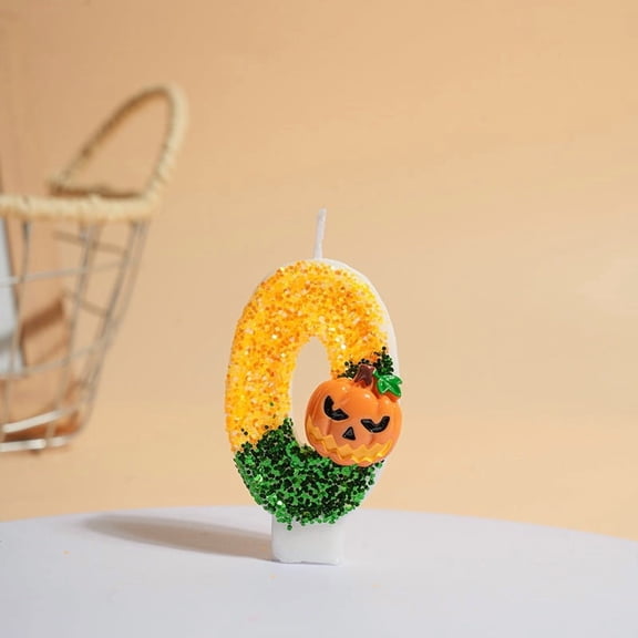 Pumpkin Birthday Candles for Kids - Fun Cake Toppers for Party & Halloween