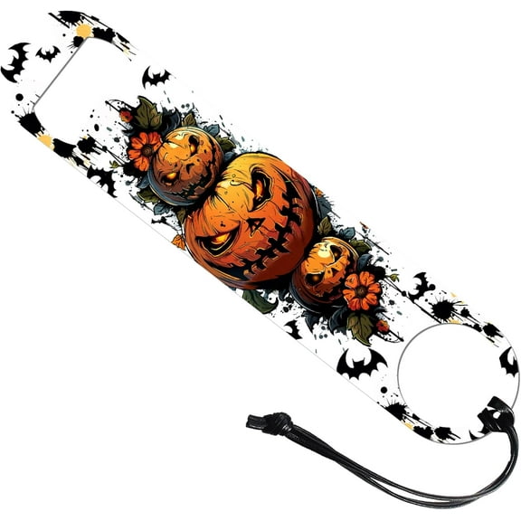 Pumpkin Bottle Opener Stainless Steel Bar Bottle Opener Bar Key Bartender Flat Openers for Home Bar Restaurant Pub Mixed Color