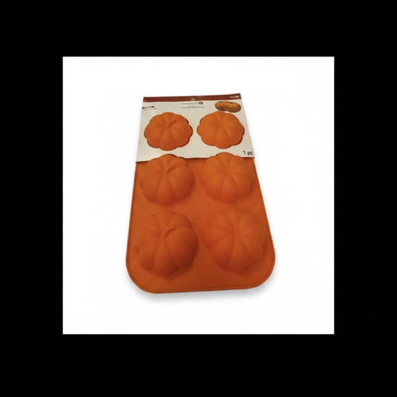 Celebrate It Thanksgiving Silicone Pumpkin Treat Mold 4-Cavity