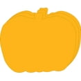 thumbnail image 1 of SHAPES ETC. Pumpkin Bright Neon Single Color Super Cut-Outs- 8&rdquo; x 10&rdquo;, 1 of 2