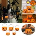 Pumpkin Bucket New Children's Pumpkin Bucket With Cover Candy Jar