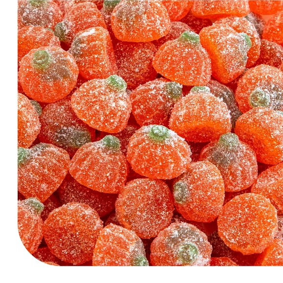 Pumpkin Candy, Naturally Flavored Orange Candy, Citrus Jellies - 2 Lb Pack