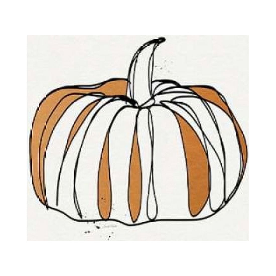 Pumpkin Canvas Art - Linda Woods (24 x 24)