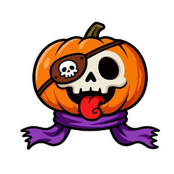 Pumpkin Car Stickers Halloween Themed Vehicle Decoration Quick Application