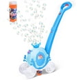 thumbnail image 1 of Bubbles Machine Outdoor Toys for Toddlers,Baby Toys Pumpkin Carriage Bubbles Summer Toys Games,Bubble Push Toy for Age 1 2 3 4 Year Old Preschool Kid Boys Girls Birthday Best Gifts Blue, 1 of 5