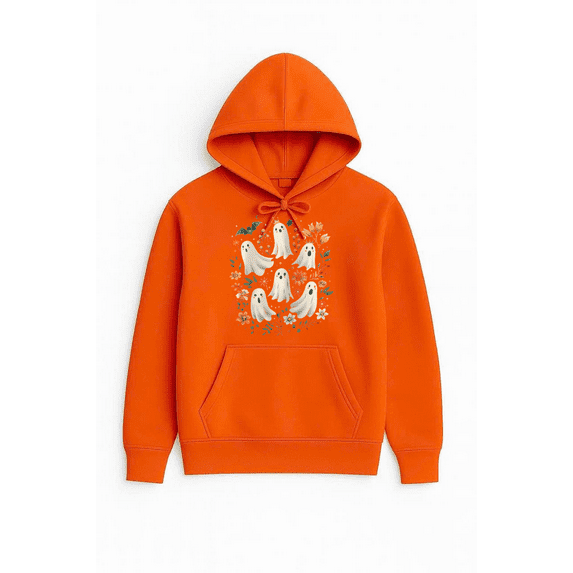 Pumpkin Cartoon Halloween Inspired Graphic Casual Daily Hoodie Shirt, for men & women, up to size 5XL