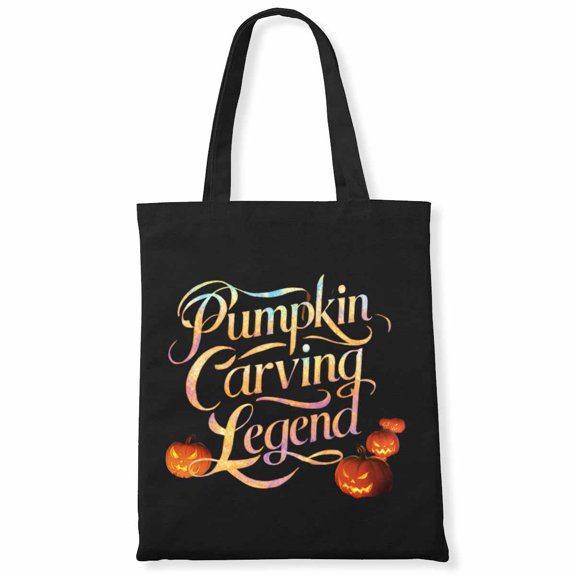 Pumpkin Carving Legend Matching Family Halloween Canvas Bag 3Pcs