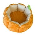 thumbnail image 1 of Pumpkin Cat Bed for Indoor Cute Pumpkin Fluffy Puppy Mat Warm Cat and Dog Bed 4 Seasons Universal Pet Washable Cushion Pillow Cat House Bed Suitable for Small and Medium Cats, 1 of 6