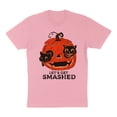 thumbnail image 1 of Pumpkin Cats Lets Get Smashed Shirt Unisex Small Pink, 1 of 5