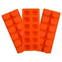Pumpkin Chocolate Mold 3 Packs Silicone Autumn Candy Mold 12 Cavity Thanksgiving Baking Mold for Cake Decoration Muffin Soap Candle Cookies Jello Ice Cube Tray Holiday Party DIY Craft Supplies