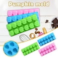 thumbnail image 1 of Pumpkin Chocolate Mold, Silicone Chocolate Mold 12 Cavity Autumn Candy Mold for Baking Cake Decoration Thanksgiving Muffin Cake Soap Candle Cookies, 1 of 6