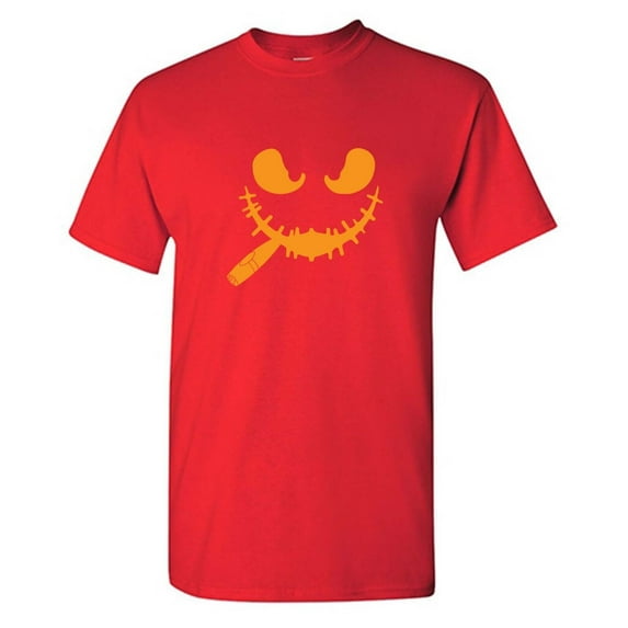 Pumpkin Cigar Sarcastic Humor Graphic Novelty Funny Youth T Shirt