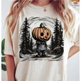 thumbnail image 1 of Pumpkin Clown Halloween Shirt, Vintage Spooky Season Sweatshirt, Scary Fall Halloween Shirt Design, Popular Creepy Graphic Tee for October, 1 of 5