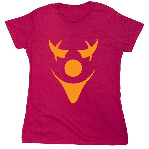 Pumpkin Clown Sarcastic Humor Novelty Funny Women's Casual Tees