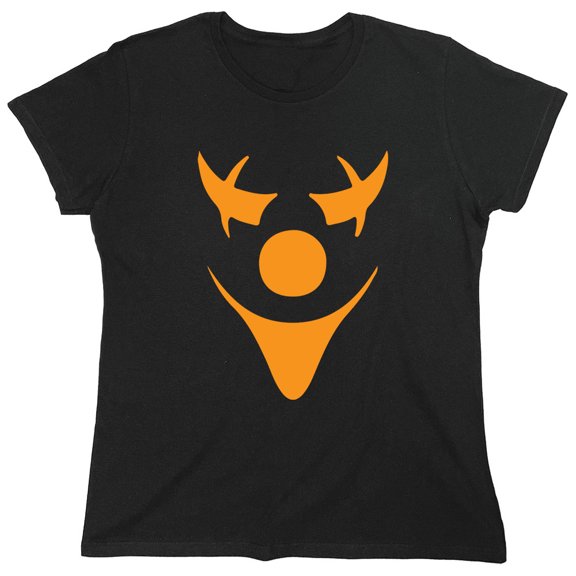 Pumpkin Clown Sarcastic Humor Novelty Funny Women's Casual Tees