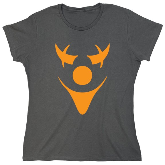 Pumpkin Clown Sarcastic Humor Novelty Funny Women's Casual Tees
