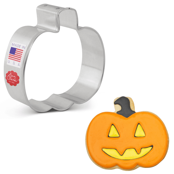 Pumpkin Cookie Cutter 3" Made in USA by Ann Clark