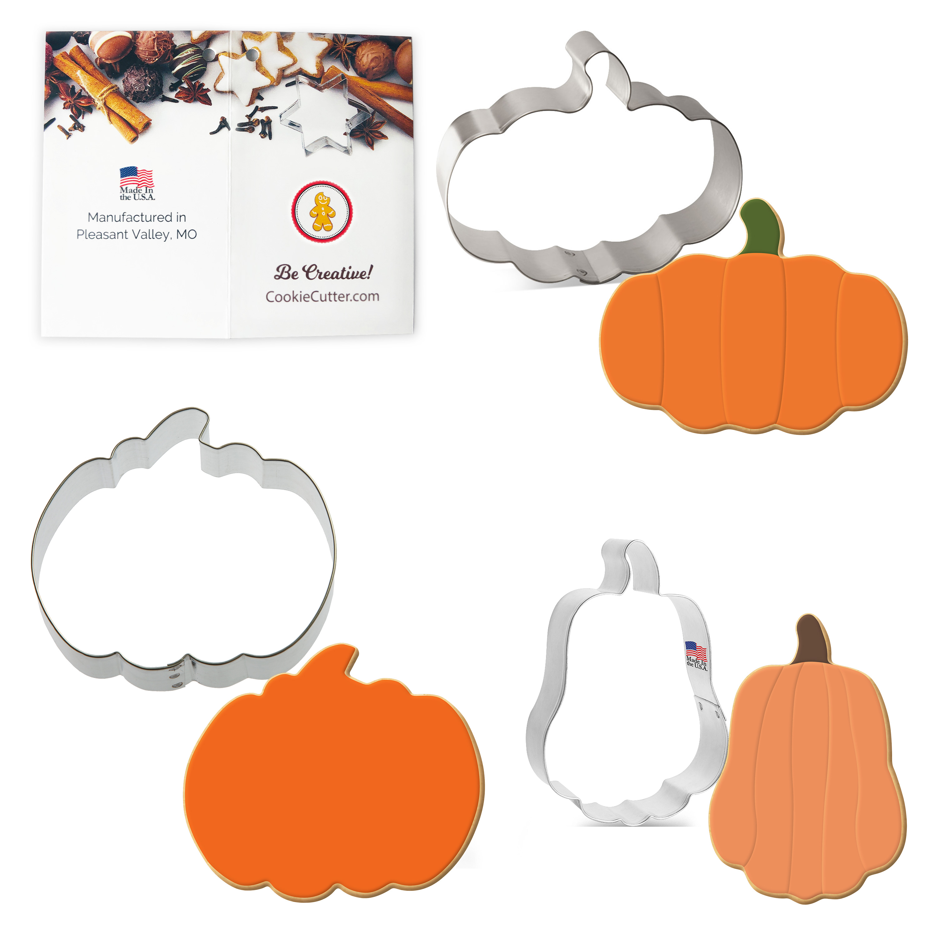 Tagliabiscotti Gigante A Forma Di Zucca Eddingtons - Per Dolci Di Halloween